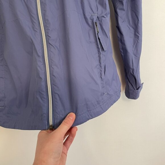 COLUMBIA Switchback II Jacket Solid Periwinkle Purple Blue Windbreaker Active M - Picture 10 of 16